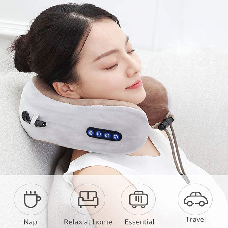 U Shaped Neck Massager Pillow